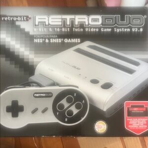 RetroDuo Silver Video Game System